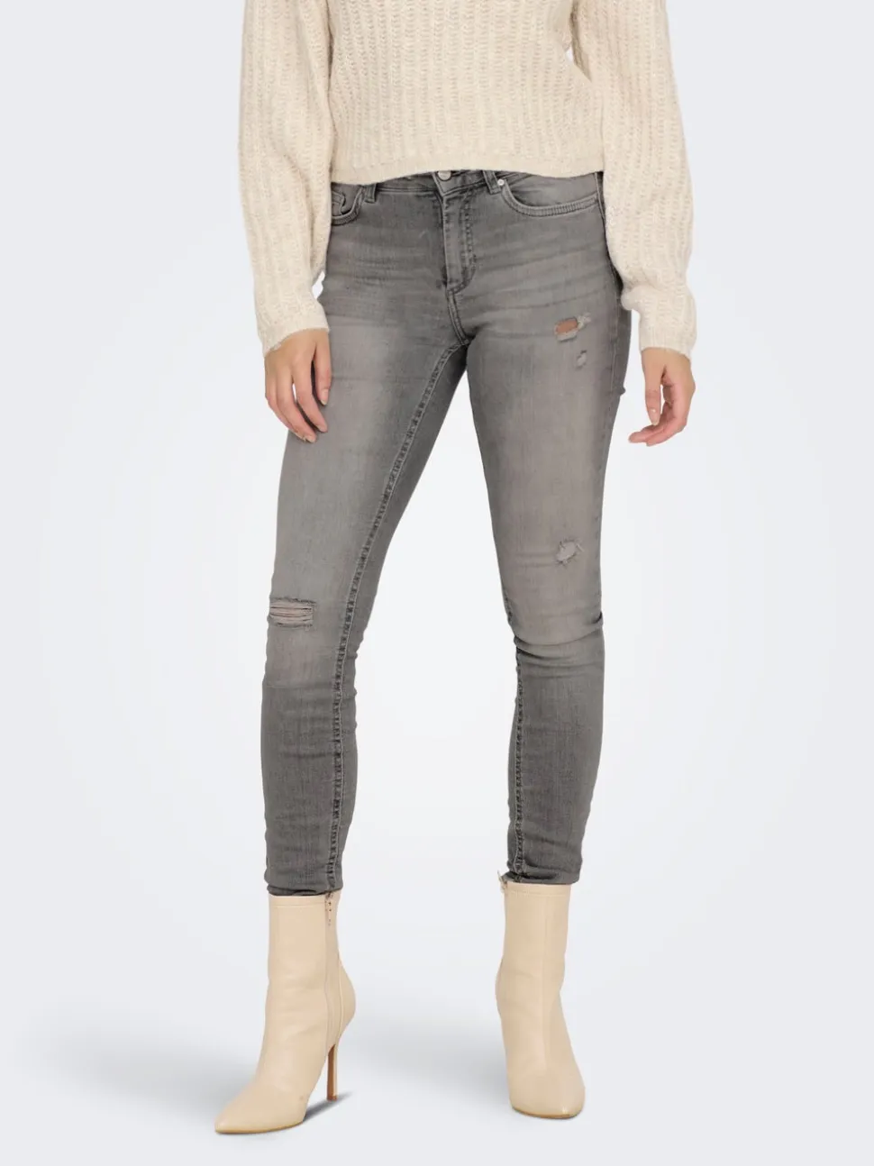 ONLBLUSH Vita media Skinny Fit Lunghezza alla caviglia Jeans