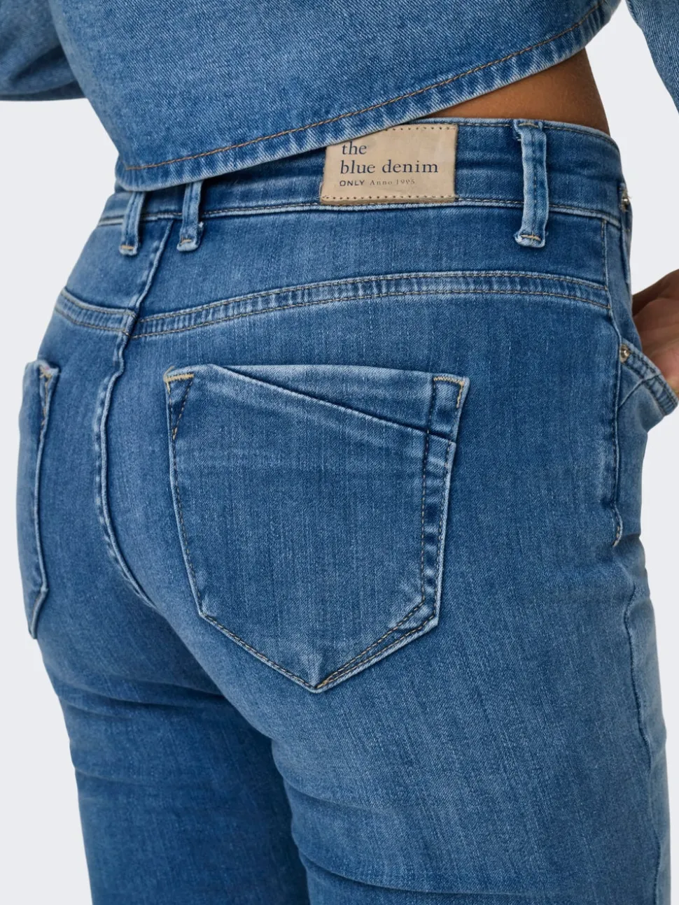 ONLBLUSH Vita media Skinny Fit Jeans