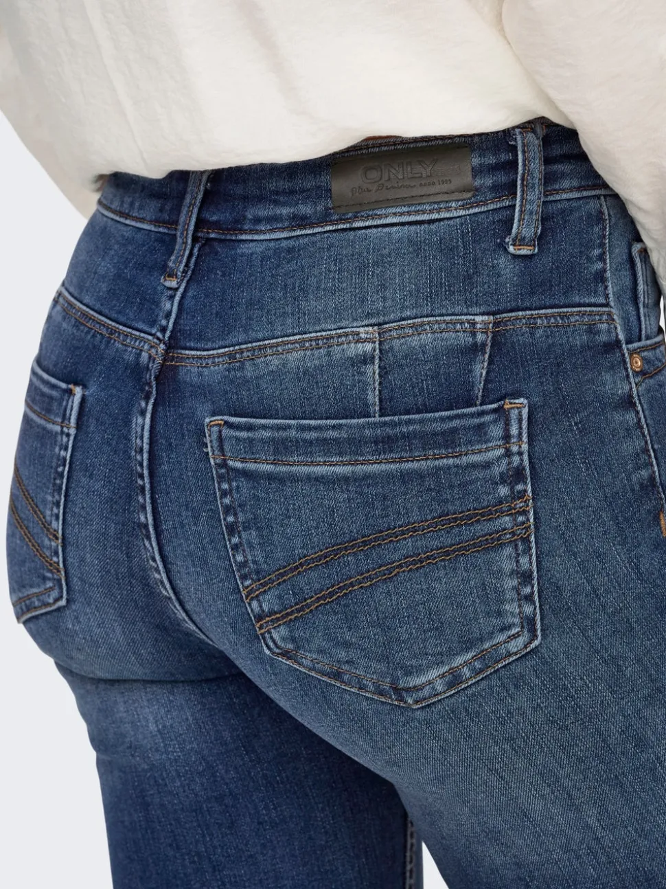 ONLBLUSH Vita media Skinny Fit Jeans