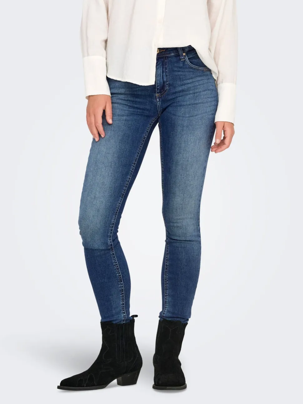 ONLBLUSH Vita media Skinny Fit Jeans