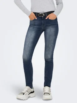 ONLBLUSH Vita media Skinny Fit Lunghezza alla caviglia Jeans