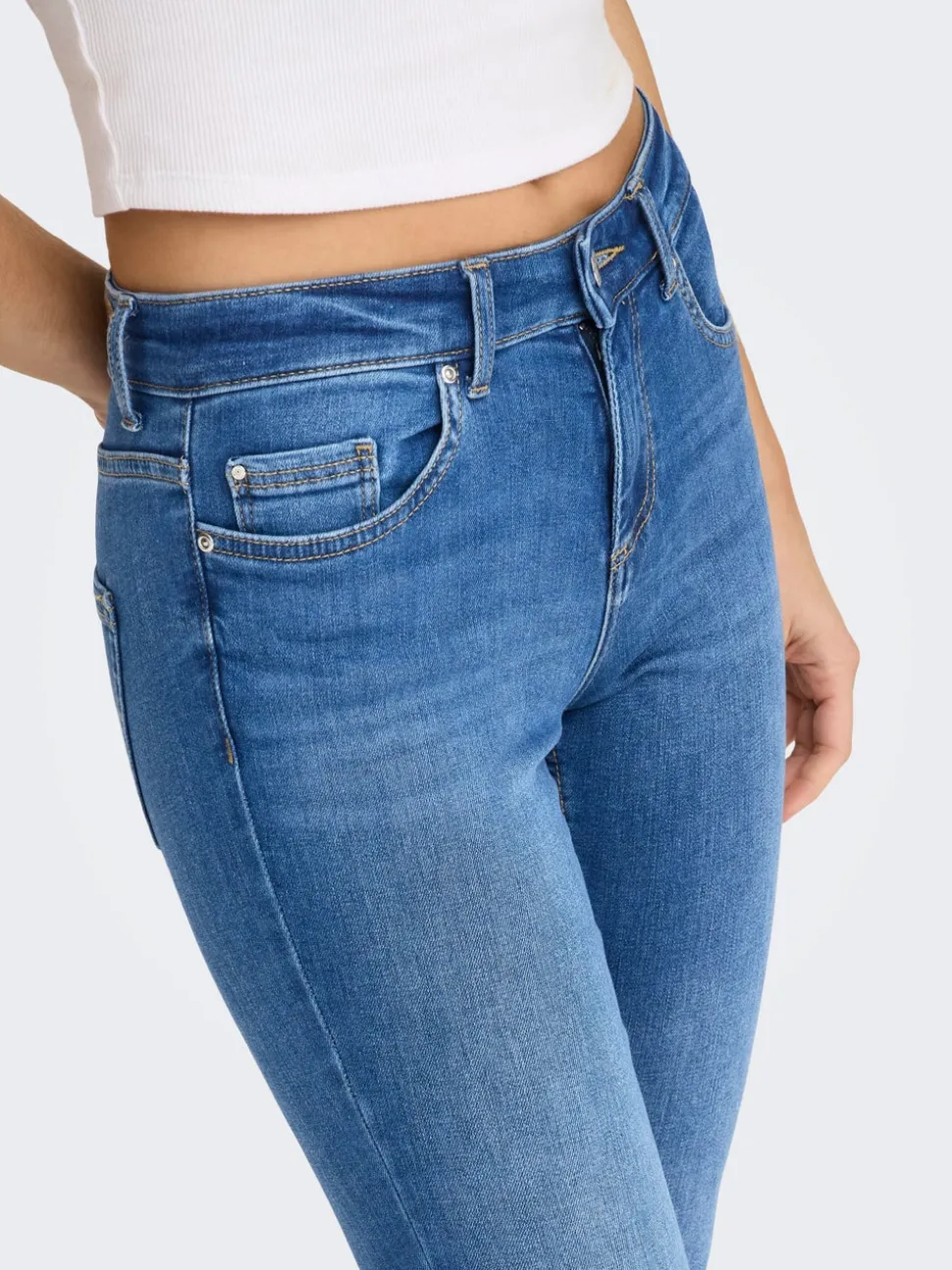 ONLBLUSH Vita media Skinny Fit Lunghezza alla caviglia Jeans