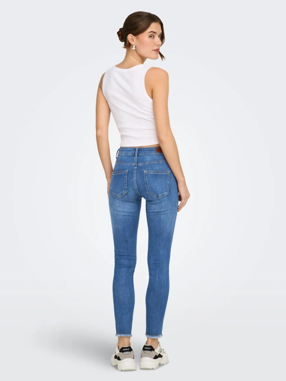 ONLBLUSH Vita media Skinny Fit Lunghezza alla caviglia Jeans