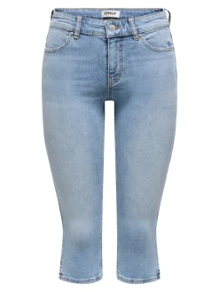 ONLBLUSH Vita media Skinny Fit capri Bermuda in jeans