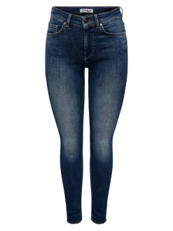 ONLBLUSH Vita media Skinny Fit Lunghezza alla caviglia Jeans