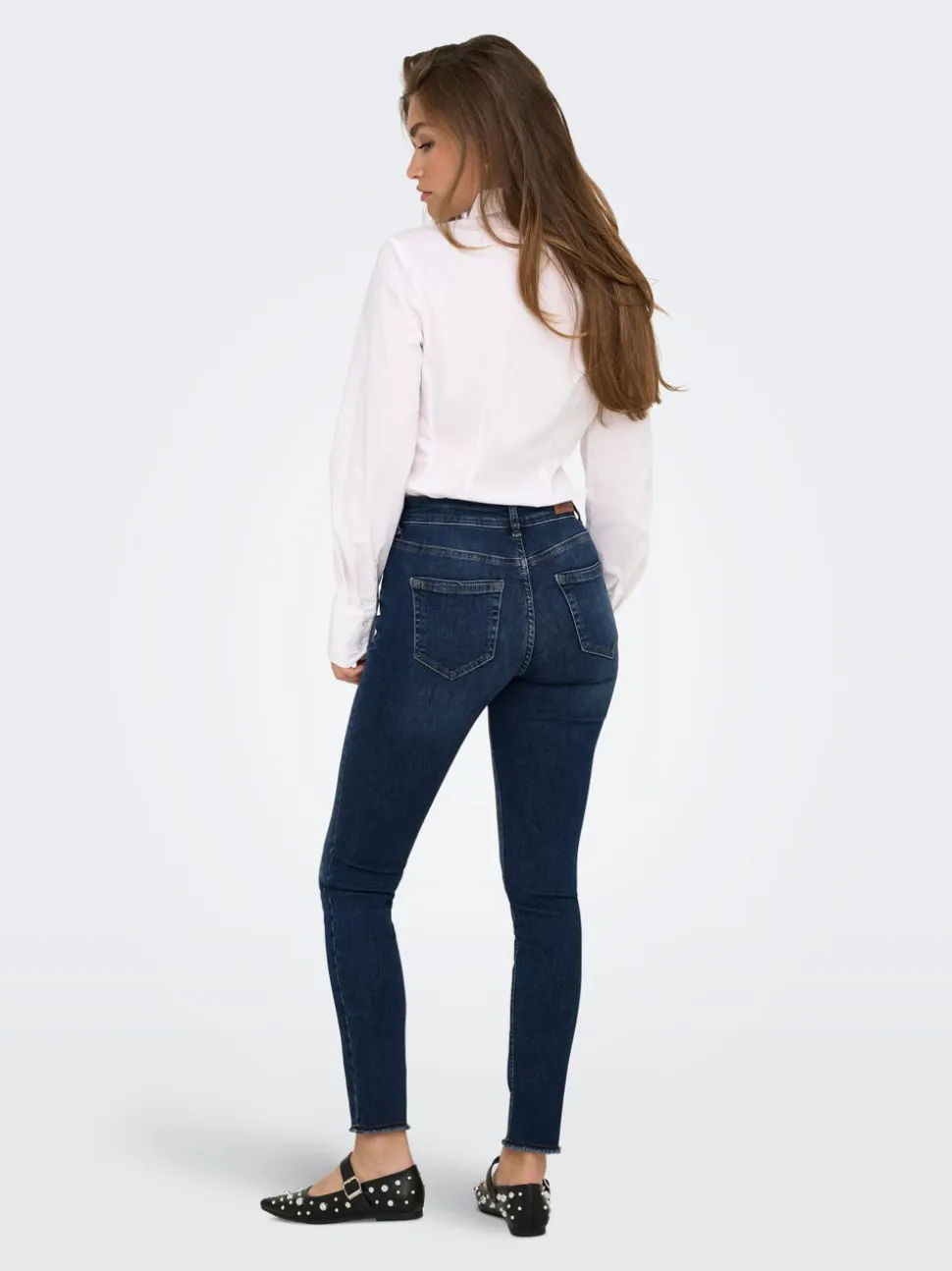 ONLBLUSH Vita media Skinny Fit Lunghezza alla caviglia Jeans