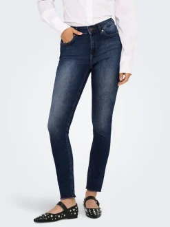 ONLBLUSH Vita media Skinny Fit Lunghezza alla caviglia Jeans