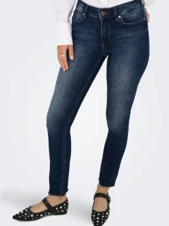 ONLBLUSH Vita media Skinny Fit Lunghezza alla caviglia Jeans