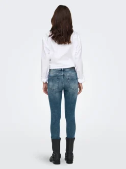 ONLBLUSH Vita media Skinny Fit Lunghezza alla caviglia Jeans