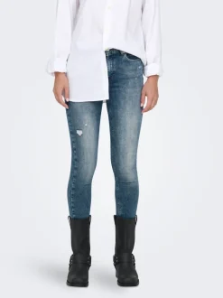 ONLBLUSH Vita media Skinny Fit Lunghezza alla caviglia Jeans