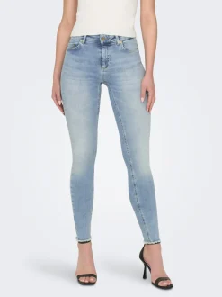ONLBLUSH Vita media Skinny Fit Lunghezza alla caviglia Jeans