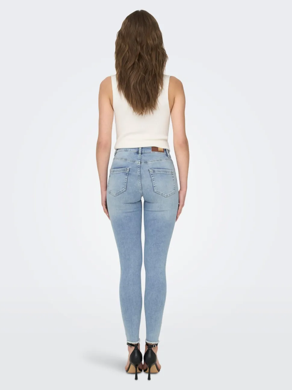 ONLBLUSH Vita media Skinny Fit Lunghezza alla caviglia Jeans