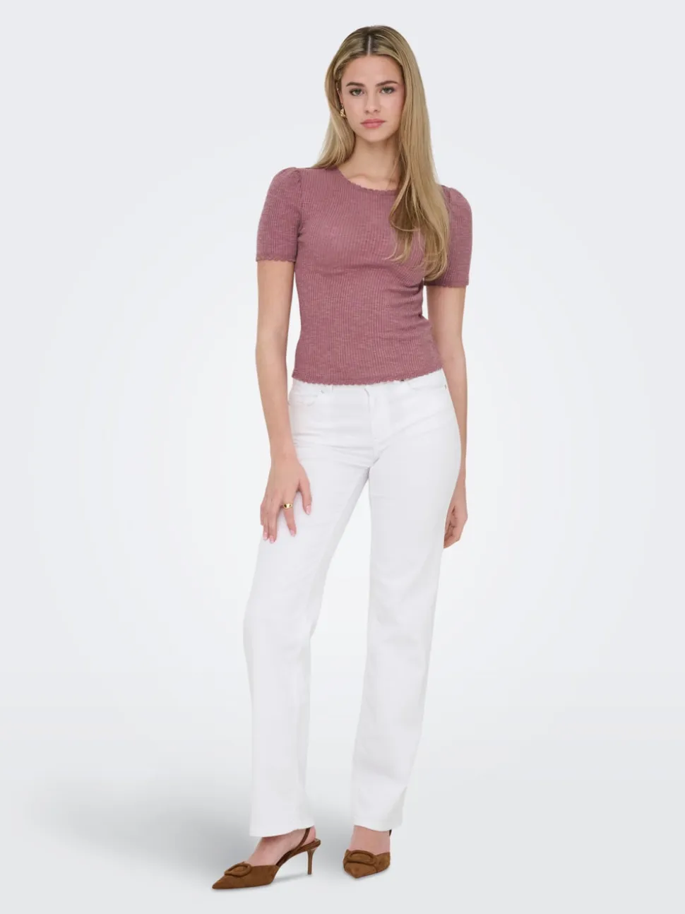 ONLBLUSH Vita media Straight Fit Jeans