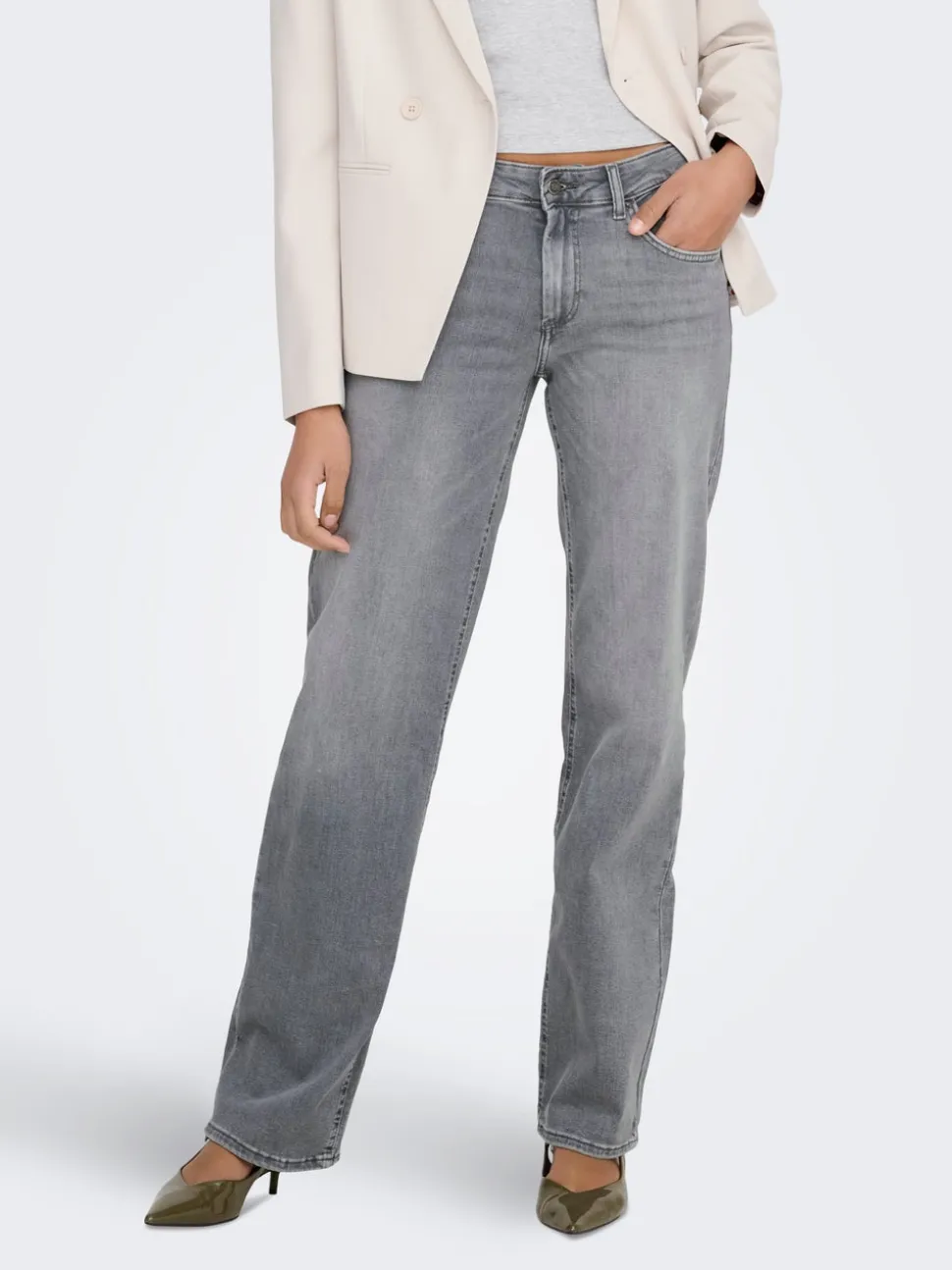 ONLBLUSH Vita media Straight Fit Jeans
