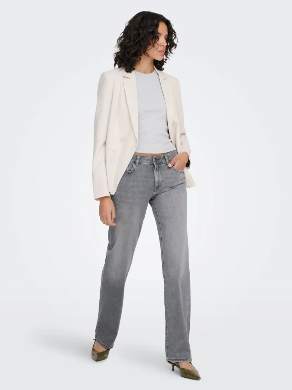 ONLBLUSH Vita media Straight Fit Jeans