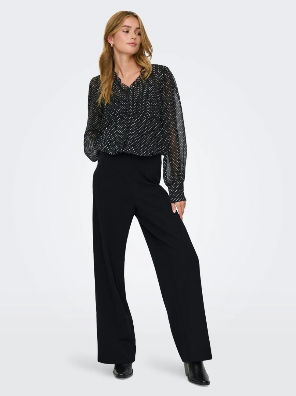 ONLBREMEN-YO Wide Leg Fit Pantaloni a gamba larga