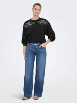 ONLBRENDA Vita bassa Wide Leg Fit Jeans