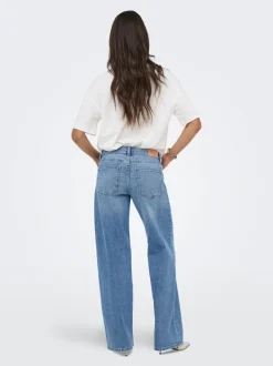 ONLBRENDA Vita bassa Wide Leg Fit Jeans