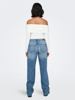 ONLBRITNEY Vita bassa Straight Fit Jeans