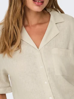 ONLBRUXELLES Lino Camicia
