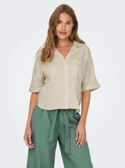 ONLBRUXELLES Lino Camicia