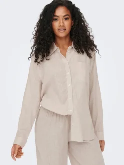 ONLBRUXELLES Lino Camicia