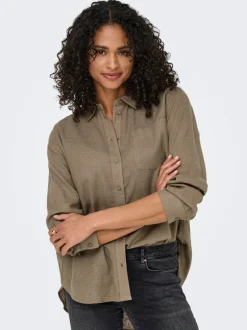 ONLBRUXELLES Lino Camicia