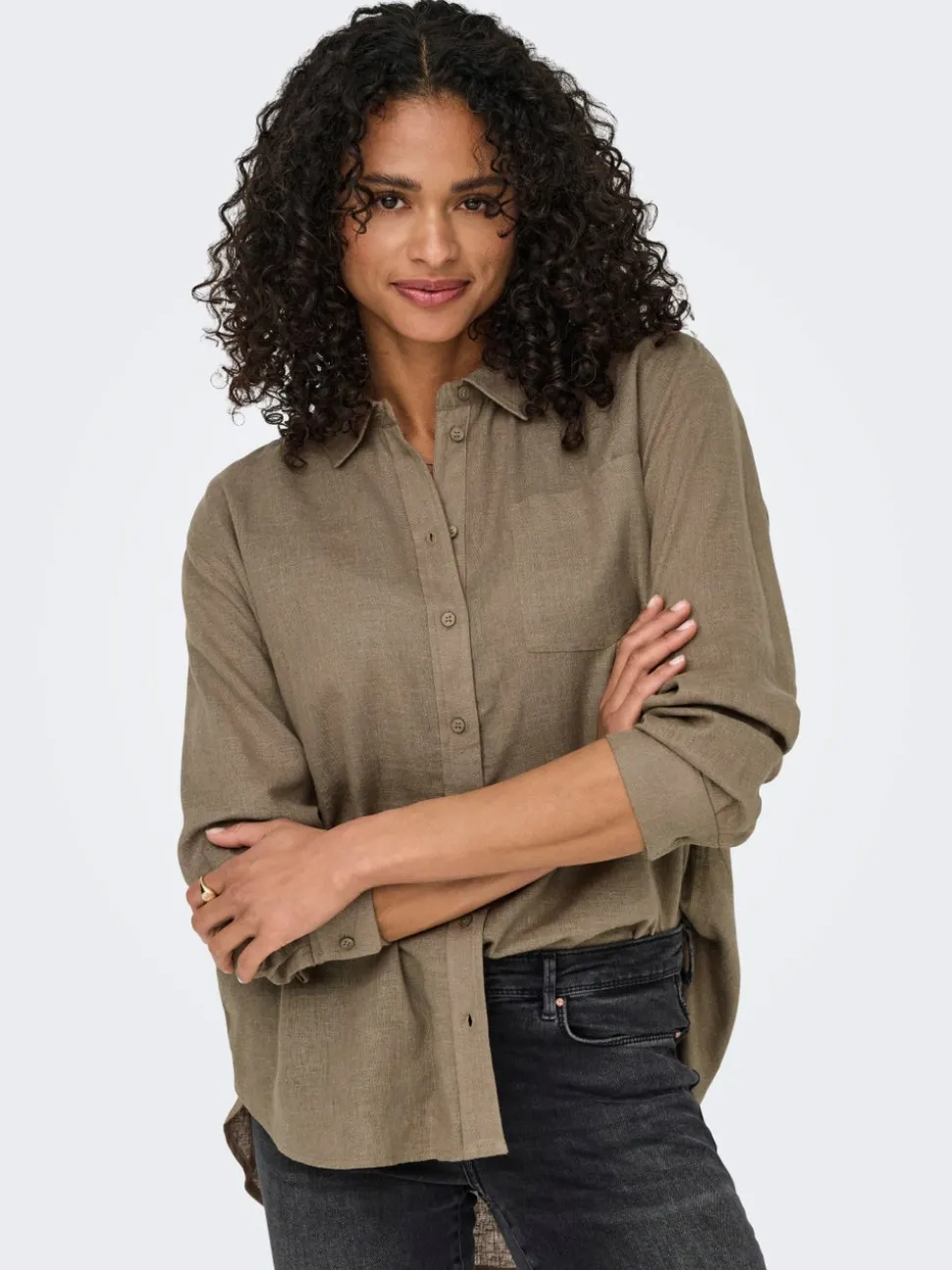 ONLBRUXELLES Lino Camicia