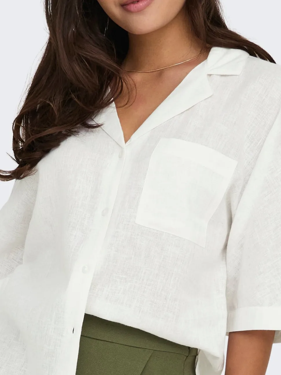 ONLBRUXELLES Lino Camicia