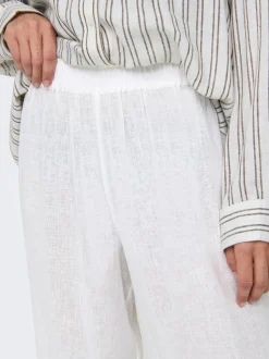 ONLBRUXELLES Straight Fit Lino Pantaloni