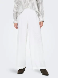 ONLBRUXELLES Straight Fit Lino Pantaloni