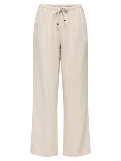 ONLBRUXELLES Straight Fit Lino Pantaloni