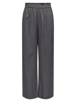 ONLBRUXELLES Straight Fit Lino Pantaloni