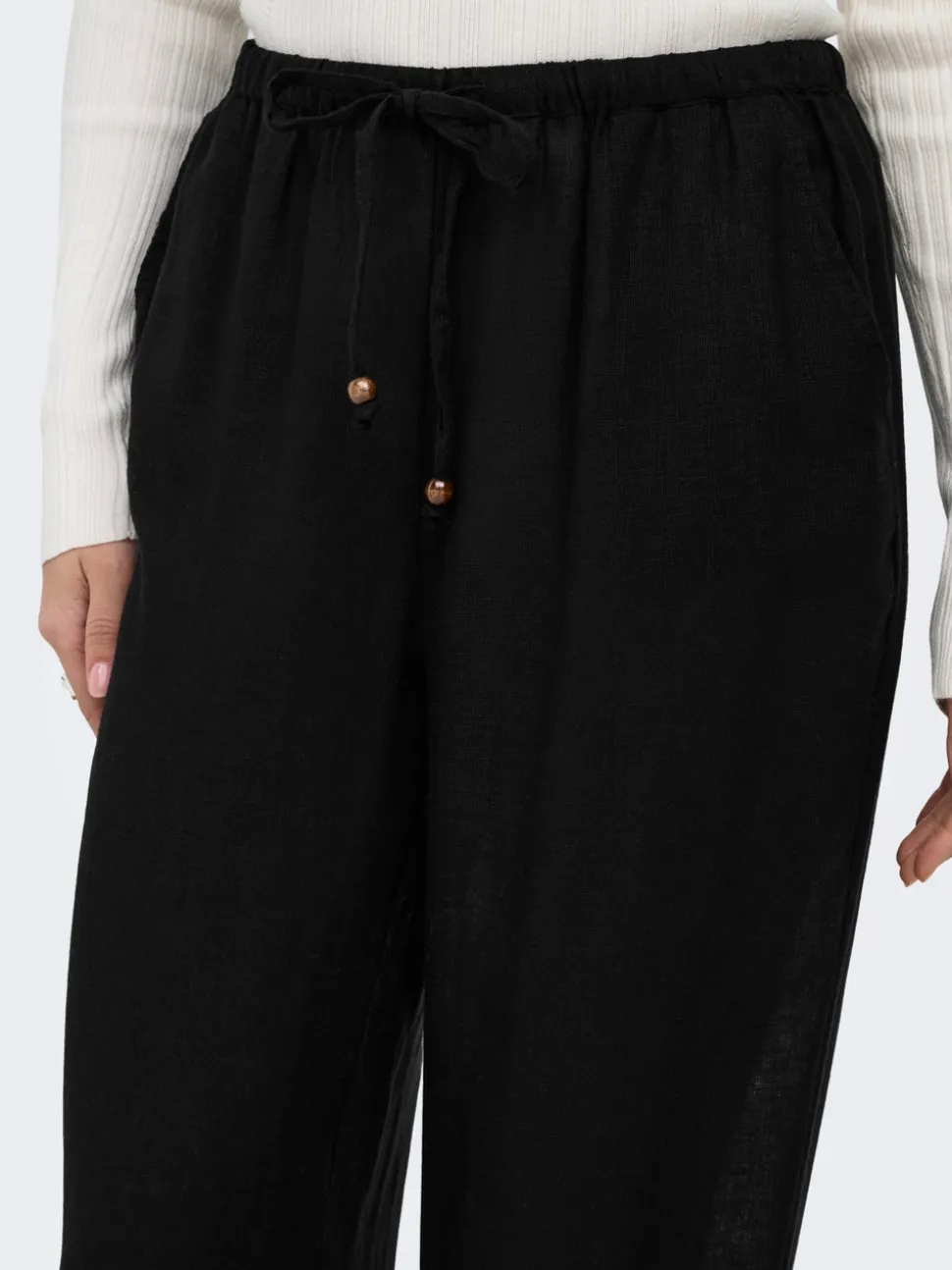 ONLBRUXELLES Straight Fit Lino Pantaloni
