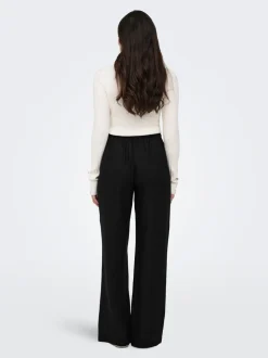 ONLBRUXELLES Straight Fit Lino Pantaloni