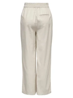 ONLBRUXELLES Straight Fit Lino Pantaloni