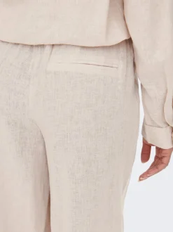 ONLBRUXELLES Straight Fit Lino Pantaloni