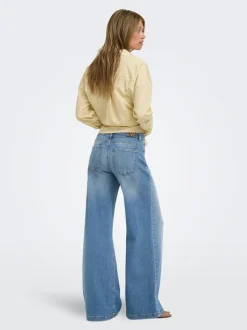 ONLCALIFORNIA Vita media Wide Leg Fit Jeans