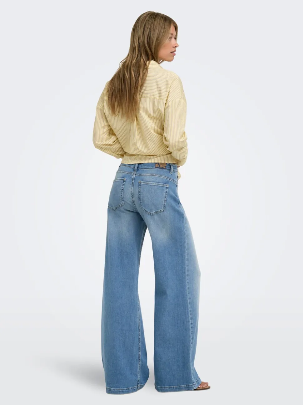 ONLCALIFORNIA Vita media Wide Leg Fit Jeans