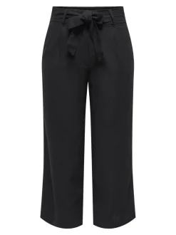 ONLCARO Cropped Fit Lino Pantaloni a gamba larga