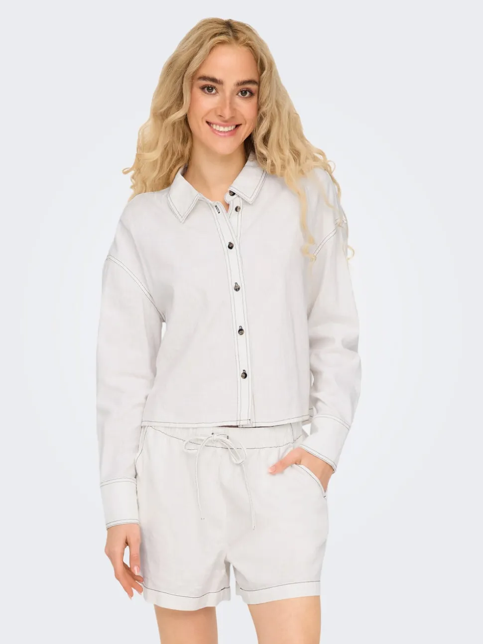 ONLCARO Lino Camicia