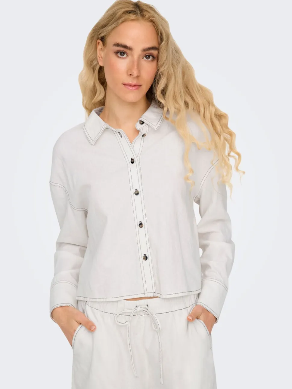 ONLCARO Lino Camicia