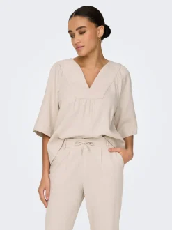 ONLCARO Lino T-shirt