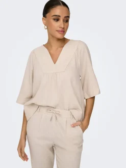 ONLCARO Lino T-shirt