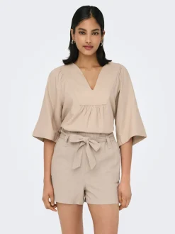ONLCARO Lino T-shirt
