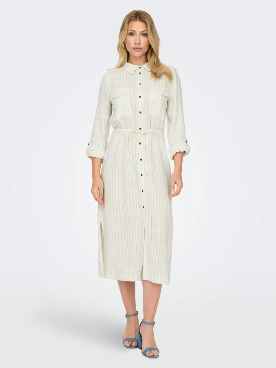 ONLCARO Lino Vestito midi