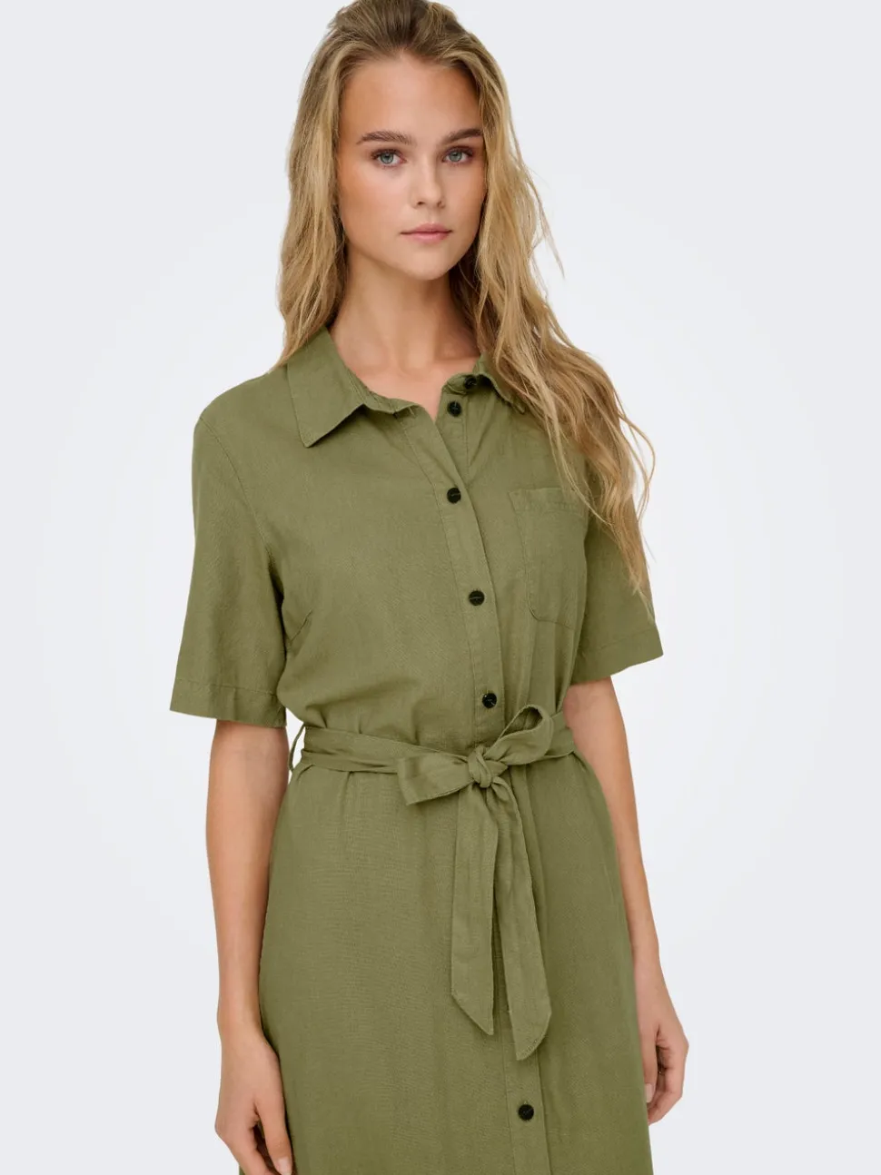 ONLCARO Lino Vestito midi