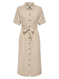 ONLCARO Lino Vestito midi