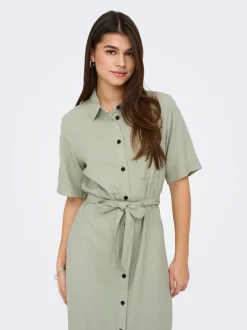 ONLCARO Lino Vestito midi
