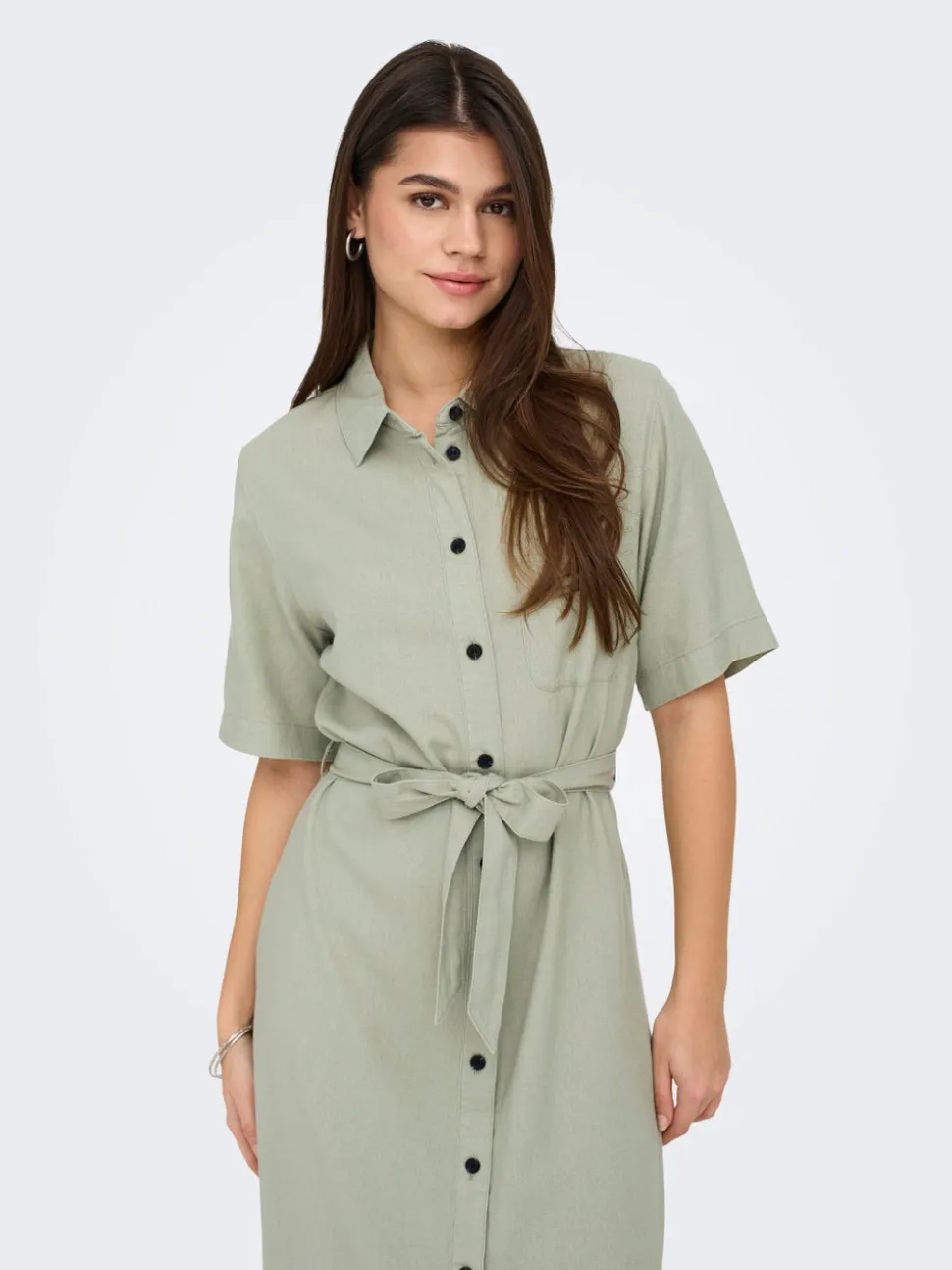 ONLCARO Lino Vestito midi